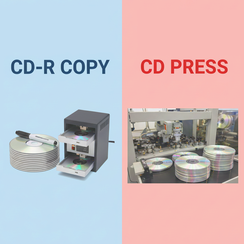 CDプレスとCDコピーとの違いは？